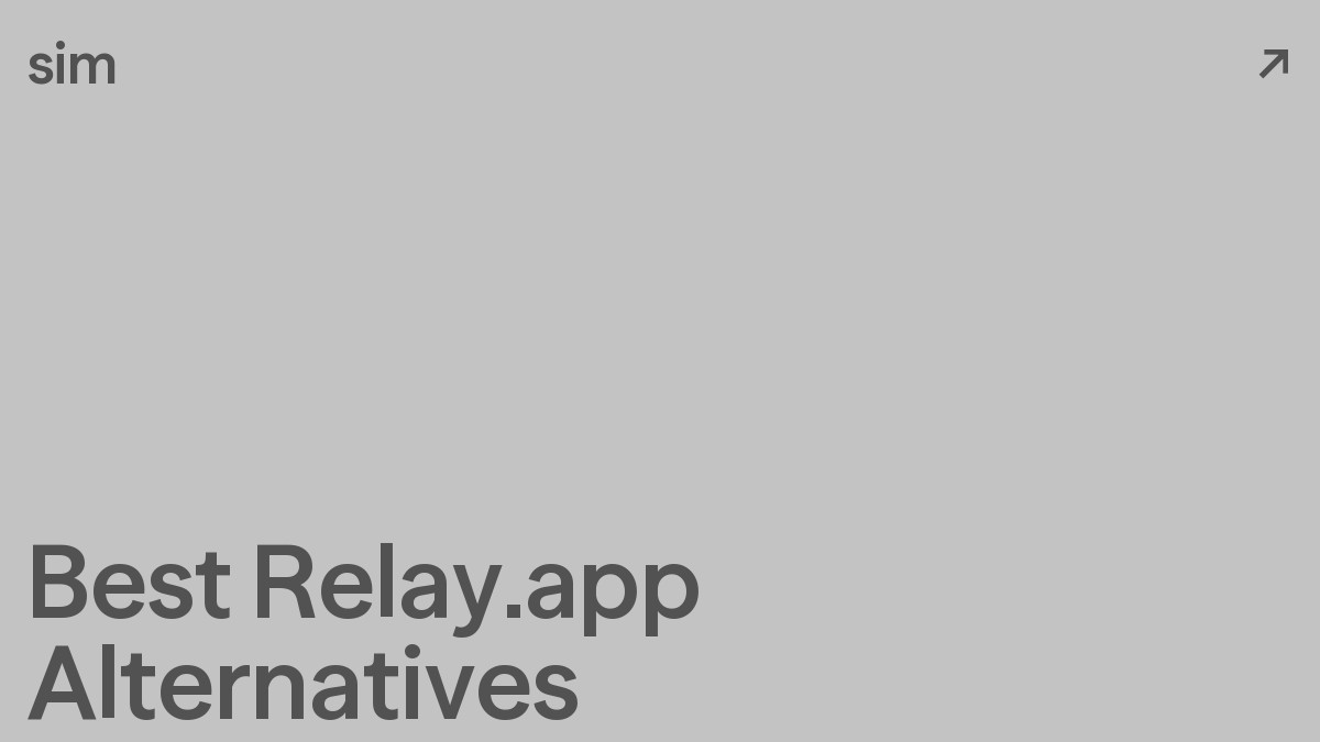 Best Relay.app Alternatives in 2026